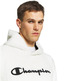 Champion Authentic Legacy Sherpa Top Kapuzen Fleece "White-Black"