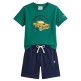 Champion Boys’ T-Shirt and Shorts Set "Green and Navy"