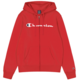 Champion bestickt Big Logo Fleece Full-Zip Hoodie "Red"