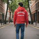 Champion Full Zip Hoodie Sweatshirt "Red"