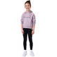 Champion Girls Fleece Hoodie with Big Logo Icons "Violet"