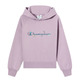 Champion Girls Fleece Hoodie with Big Logo Icons "Violet"