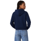 Champion Girls Graphic Logo Main Street Fleece Cropped Hooded "Navy"