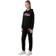 Champion Girls Hooded  Sweatshirt  graphic logo "Black-Pink"