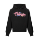 Champion Girls Hooded  Sweatshirt  graphic logo "Black-Pink"