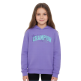 Champion Girls Hooded  Sweatshirt  graphic logo "purple"