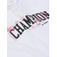 Champion Girls Hooded Sweatshirt  graphic logo "White"