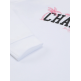 Champion Girls Hooded Sweatshirt  graphic logo "White"