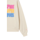 Champion Girls' Tracksuits Fleece Sweatsuit with Graphic "Cream"