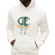 Champion Icons C Big Graffiti Scrip Logo Fleece Hoodie "Light Cream"