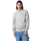 Champion Icons Small Embroidered Logo Hoodie Fleece Full-Zip "Medium Gray"