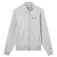 Champion Icons Small Embroidered Logo Hoodie Fleece Full-Zip "Medium Gray"