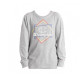 Champion Kids Athletic Long Sleeve Crewneck T-Shirt "Grey"