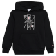 Champion Kids Basketball Maxi Graphic Logo Hoodie "Black"