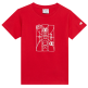 Champion Kids Basketball Maxi Graphic Logo T-Shirt "Red"
