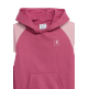 Champion Kids Colour Block Embroidery Logo Pullover Hoodie "Silken Raspberry-Pink"