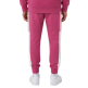 Champion Kids Colour Block Embroidery Logo Rib Cuff Pants "Silken Raspberry-Pink"