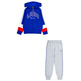 Champion Kids Colour Block Logo USA Trainingsanzug "Nautical Blue"