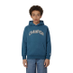 Champion Kids Graphic Logo Main Street Fleece Hooded "Dark Ocean Blue"