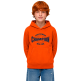 Champion Kids Graphic Logo Powerblend Fleece Hooded "Orange"