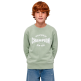 Champion Kids Graphic Logo Powerblend Fleece Sweatshirt "Light Olive Green"