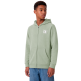Champion Kids Graphic Logo Powerblend Full-Zip Fleece Hooded "Light Olive Green"