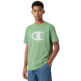 Champion Kids Graphic Logo Powerblend T-Shirt "Light Olive Green"
