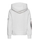 Champion Girls Legacy Logo Kapuzenpullover "White"