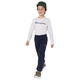 Champion Kids Rib Cuff Fleece Pants Icons "Navy Blue"