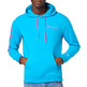 Champion Legacy Spray Neon Kapuzenpullover "Blue Cyan Flour"