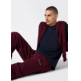 Champion MEN’S STRAIGHT HEM FLEECE PANTS ICONS "BURGUNDY"