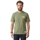 Champion Ocean Side Cotton Graphic Garment Wash T-shirt "Moss Green-Olive"