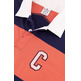 Champion Rochester Bookstore Logo Baumwolle Rugby Top "Red-Navy"