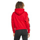 Champion Wm ́s Legacy Logo Ärmel Love Hoodie "Red"