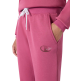 Champion Women’s Logo C NY Rib Cuff Pants "Silken Raspberry-Pink"
