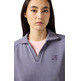 Champion Women's Washed Polo Neck Fleece Sweatshirt Icons "Mauve"