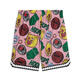 Commissioner Dylan Reversible AOP 7" Short "Black-AOP"