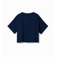 Desigual Girls Mehrfarbig Logo T-Shirt "Marine"