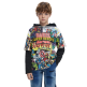 Desigual Marvel™ layering effect t-shirt "black"