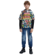 Desigual Marvel™ layering effect t-shirt "black"