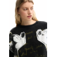 Desigual Mickey and Minnie Mouse sweatshirt "Dark Gray "