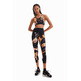Mineral-Effect Druck Leggings