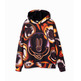 Desigual Oversize Mickey Maus Sweatshirt "Black-Orange"