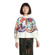Desigual Girls Oversize Sweatshirt Schmetterling