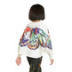 Desigual Girls Oversize Sweatshirt Schmetterling