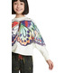 Desigual Girls Oversize Sweatshirt Schmetterling