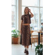 Falda Puma  midi T7 Leo Luxe Track "Black"