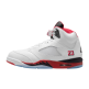 Jordan 5 Retro "Fire Red Black Tongue"