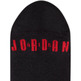 Jordan Essentials Crew Socken (3 Paare) "Black-Gym Red"