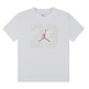 Jordan Girls JDG 23 Floral SS Tee "White-Beige"